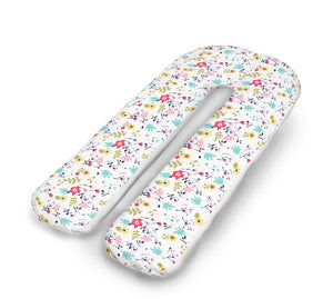 U Shaped Body Support Pillow (Tiny Roses)