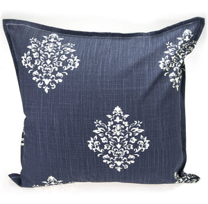 Palau Blue Printed 100% Cotton Cushion Covers (20″ x 20”)