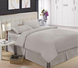 Luxury Grey Egyptian Cotton Duvet Cover Set