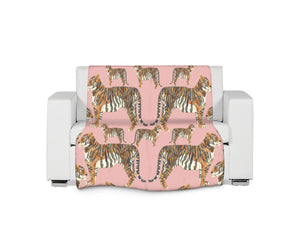 Siberian Tiger Sofa Throw/Blanket – Pink